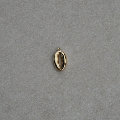 Charm Coquillage Cauri Plaqué Or 14K