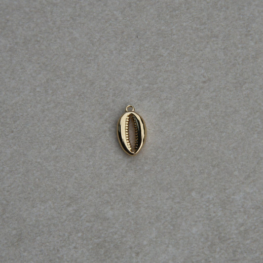 Charm Coquillage Cauri Plaqué Or 14K