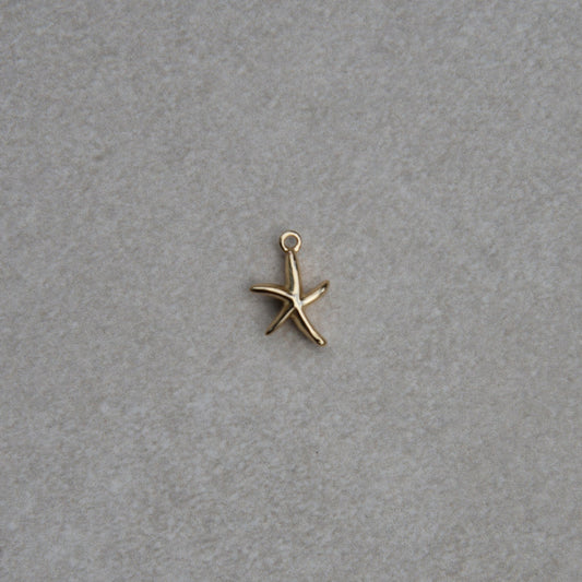 Charm Étoile de Mer Plaqué Or 14K
