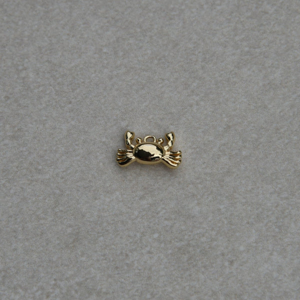 Charm Crabe Plaqué Or 14K
